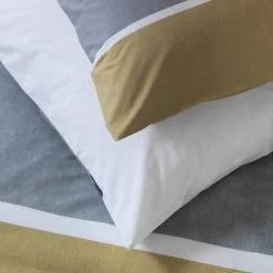 Habitat Country Block Stripe Grey Bedding Set - Single -Habitat shop 9528741 R Z002C