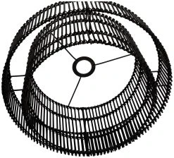 Habitat Bamboo 2 Tier Pendant Shade - Black -Habitat shop 9537653 R Z004A