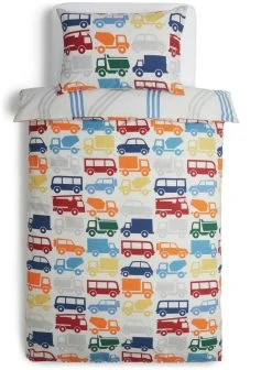 Habitat Kids Transport Multicolour Bedding Set - Single -Habitat shop 9541429 R Z002A