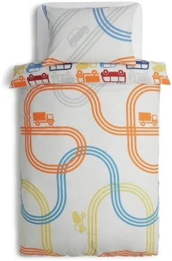 Habitat Kids Transport Multicolour Bedding Set - Single -Habitat shop 9541429 R Z004A
