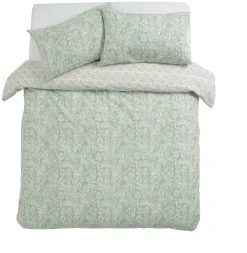 Habitat 180TC Meadow Fern Floral Green Bedding Set - Single -Habitat shop 9541443 R Z002A