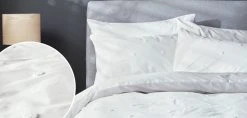 Habitat Tufted Spot White Bedding Set - Single -Habitat shop 9545607 R Z004A