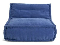 Kaikoo Estelle Quilted Bean Bag - Blue