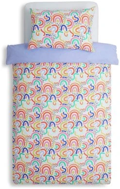Habitat Kids Rainbow Brights Bedding Set - Single -Habitat shop 9549043 R Z002A