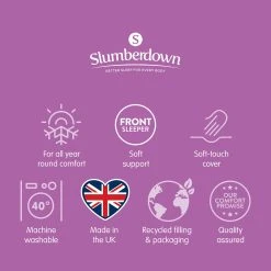 Slumberdown Duvet Days 10.5 Tog Duvet And Pillow Set -Single -Habitat shop 9554911 R Z014A