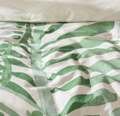 Habitat Cotton 180TC Maxi Leaf Green Bedding Set - Single -Habitat shop 9555374 R Z005A