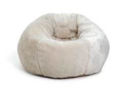 Kaikoo Ayrton Fur Beanbag- Cream