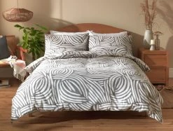 Habitat Scandi Mark Making Grey Bedding Set - Single