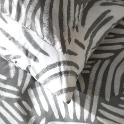 Habitat Scandi Mark Making Grey Bedding Set - Single -Habitat shop 9557561 R Z003A