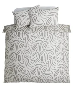 Habitat Scandi Mark Making Grey Bedding Set - Single -Habitat shop 9557561 R Z004A