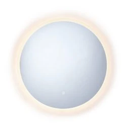 Habitat Circle Backlight LED Mirror - White