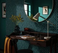 Habitat Vesper Cone Task Table Lamp - White & Gold -Habitat shop 9559648 R Z002C