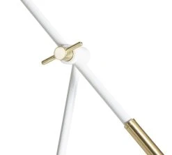 Habitat Vesper Cone Task Table Lamp - White & Gold -Habitat shop 9559648 R Z003A