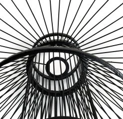 Habitat Wood 3 Tier Pendant Shade - Black -Habitat shop 9561007 R Z003A