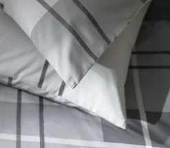 Habitat Check Charcoal Grey Bedding Set - Single 15 Habitat Check Charcoal Grey Bedding Set - Single -Habitat shop 9561155 R Z003A