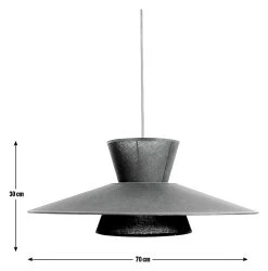 Habitat Linen Otton 2 Tier Easy Fit Shade - Black -Habitat shop 9561478 R E001