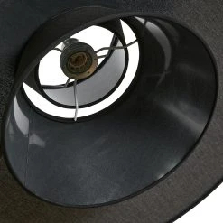 Habitat Linen Otton 2 Tier Easy Fit Shade - Black -Habitat shop 9561478 R Z003A