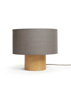 Habitat Modern Scandi Touch Table Lamp - Ash Grey & Oak