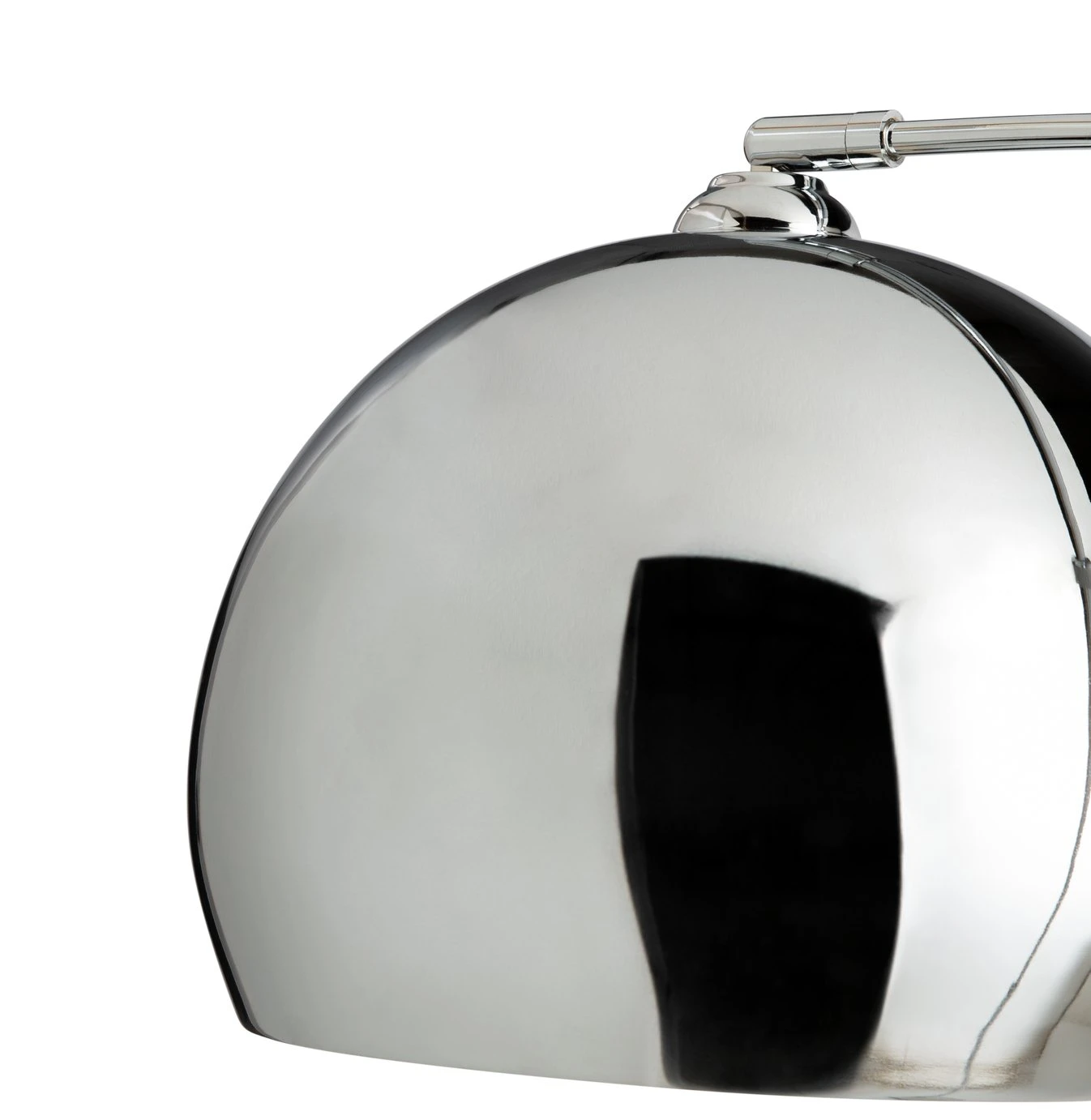 Habitat Nalone Arc Floor Lamp – Chrome & Marble 6 Habitat Nalone Arc Floor Lamp – Chrome & Marble - Image 4