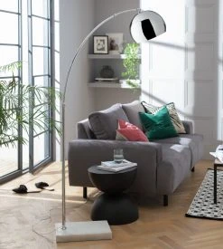 Habitat Nalone Arc Floor Lamp – Chrome & Marble 19 Habitat Nalone Arc Floor Lamp – Chrome & Marble -Habitat shop 9562415 R Z002C