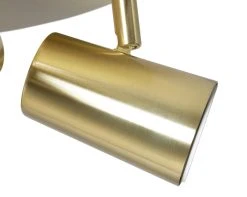 Habitat 3 Light Spotlight Plate - Brass -Habitat shop 9563366 R Z002A