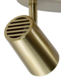 Habitat 3 Light Spotlight Plate - Brass -Habitat shop 9563366 R Z003A