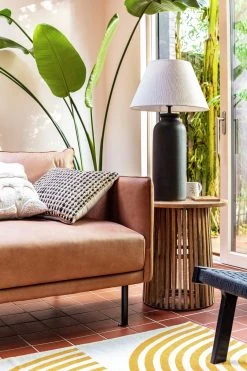 Habitat Hashi Ceramic Table Lamp - Black & Beige -Habitat shop 9563603 R Z005C