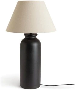 Habitat Hashi Ceramic Table Lamp - Black & Beige -Habitat shop 9563603 R Z006A