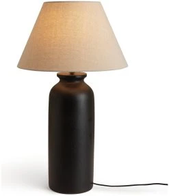 Habitat Hashi Ceramic Table Lamp - Black & Beige -Habitat shop 9563603 R Z007A