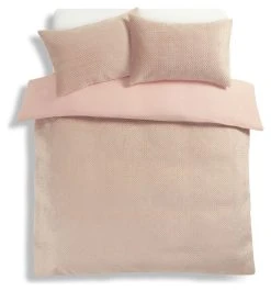 Habitat Pinsonic Velvet Plain Pink Bedding Set - Double 10 Habitat Pinsonic Velvet Plain Pink Bedding Set - Double -Habitat shop 9570311 R Z002A