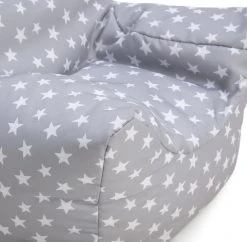Habitat Kids Funzee Grey Stars Bean Bag -Habitat shop 9571815 R Z002A