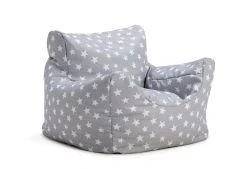 Habitat Kids Funzee Grey Stars Bean Bag -Habitat shop 9571815 R Z003A