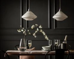 Habitat Lati Marble Glass Pendant - Black & White -Habitat shop 9573569 R Z001C