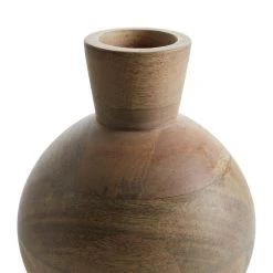 Habitat Mango Wood Vase - Natural -Habitat shop 9573662 R Z003A