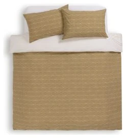 Habitat Cotton Floral Dobby Brown Bedding Set - Single -Habitat shop 9574692 R Z004A