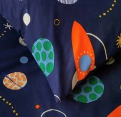 Habitat Kids Glow In The Dark Space Bedding Set - Toddler -Habitat shop 9581001 R Z003A