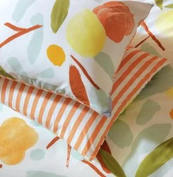 Habitat Panel Stripe Print Multicolour Bedding Set - Single -Habitat shop 9584297 R Z004C