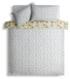 Habitat Scandi Floral Yellow & White Bedding Set - Single -Habitat shop 9584455 R Z004A