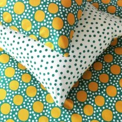 Habitat Sunburst Geo Green & Mustard Bedding Set - Single -Habitat shop 9588042 R Z003A