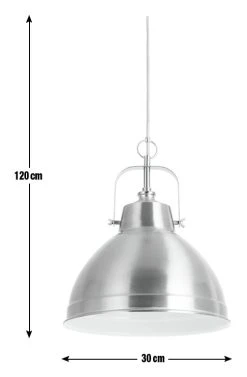 Habitat Cetus Fisherman Pendant - Satin Nickel -Habitat shop 9591565 R E001