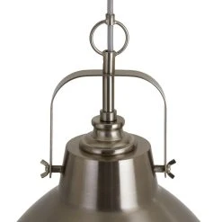 Habitat Cetus Fisherman Pendant - Satin Nickel -Habitat shop 9591565 R Z002A
