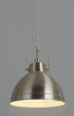 Habitat Cetus Fisherman Pendant - Satin Nickel -Habitat shop 9591565 R Z002C