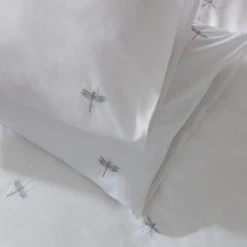 Habitat Dragonfly Embroidered White Bedding Set - Single 11 Habitat Dragonfly Embroidered White Bedding Set - Single -Habitat shop 9592430 R Z003A