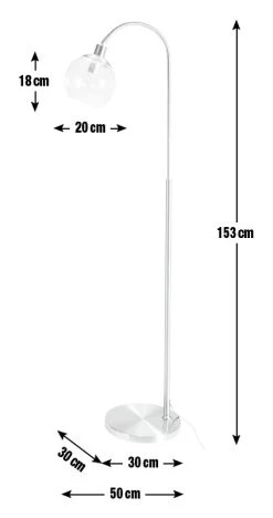 Habitat Coleman Floor Lamp - Copper -Habitat shop 9594531 R E001