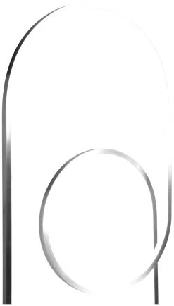 Habitat Pill LED Floor Lamp - Brushed Chrome -Habitat shop 9597806 R Z006A