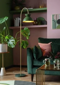 Habitat Dasni Floor Lamp - Marble & Brass -Habitat shop 9598867 R Z002C