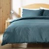 Habitat Herbalist Cotton Textured Blue Bedding Set - Single -Habitat shop 9600803 R Z001A