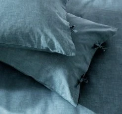 Habitat Herbalist Cotton Textured Blue Bedding Set - Single -Habitat shop 9600803 R Z003A