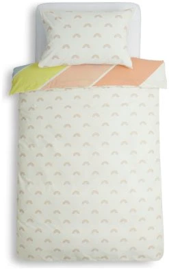 Habitat Kids Rainbow Panel Multicolour Bedding Set - Toddler -Habitat shop 9601493 R Z004A