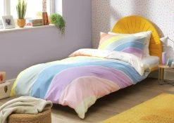Habitat Kids Rainbow Panel Multicolour Bedding Set - Toddler -Habitat shop 9601493 R Z006A